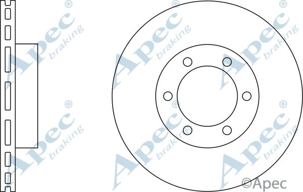 APEC DSK2280 - Disque de frein cwaw.fr