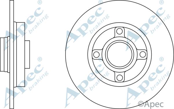 APEC DSK2288 - Disque de frein cwaw.fr