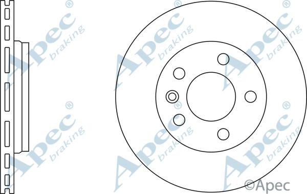 APEC DSK2282 - Disque de frein cwaw.fr