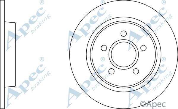 APEC DSK2232 - Disque de frein cwaw.fr