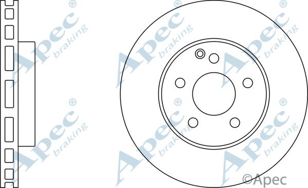 APEC DSK2224 - Disque de frein cwaw.fr