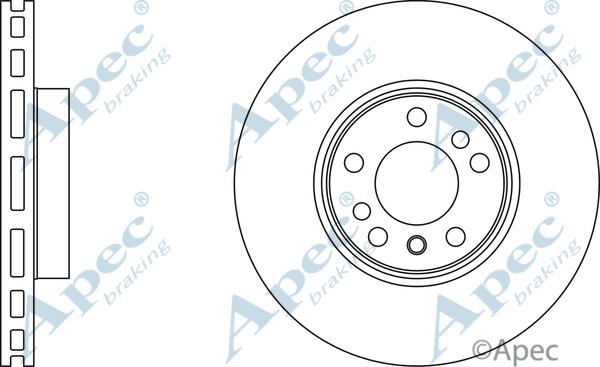 APEC DSK2223 - Disque de frein cwaw.fr