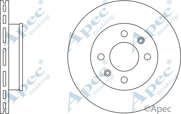 APEC DSK2271 - Disque de frein cwaw.fr