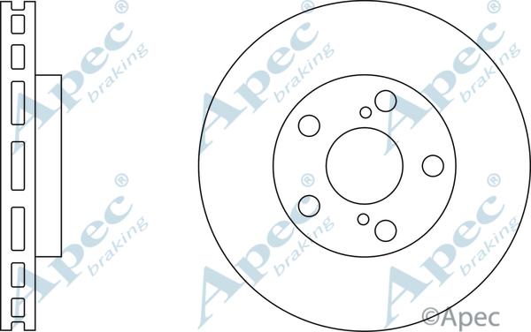 APEC DSK2273 - Disque de frein cwaw.fr