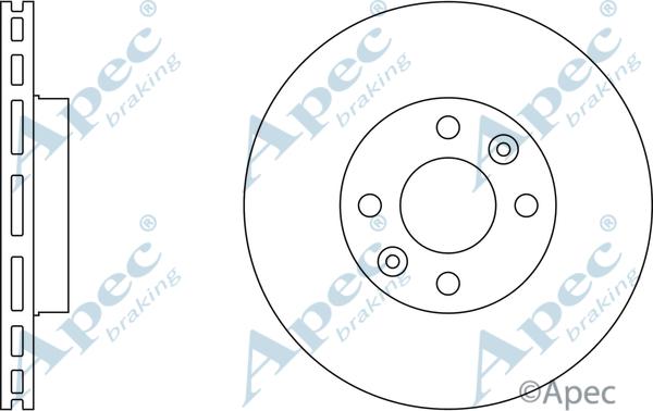 APEC DSK2277 - Disque de frein cwaw.fr