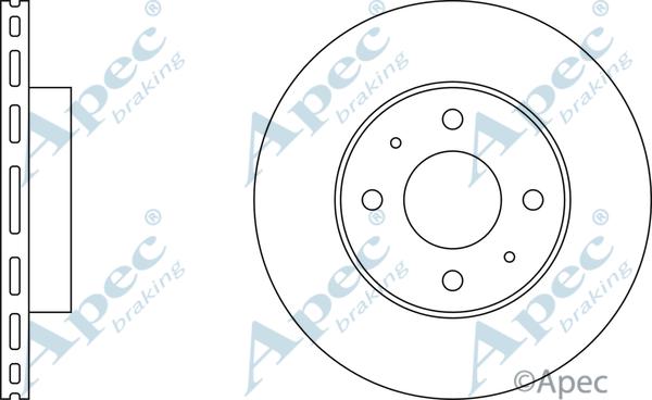 APEC DSK227 - Disque de frein cwaw.fr