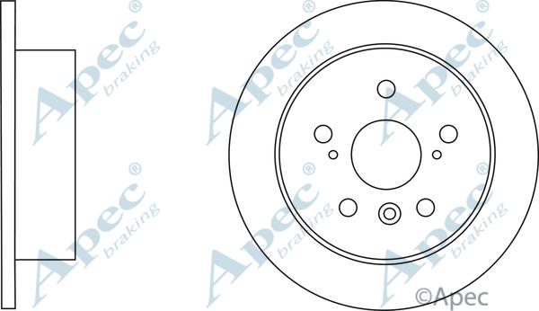 APEC DSK2799 - Disque de frein cwaw.fr