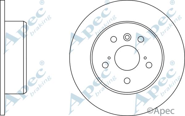 APEC DSK2795 - Disque de frein cwaw.fr