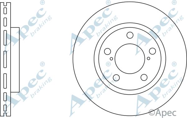 APEC DSK2749 - Disque de frein cwaw.fr