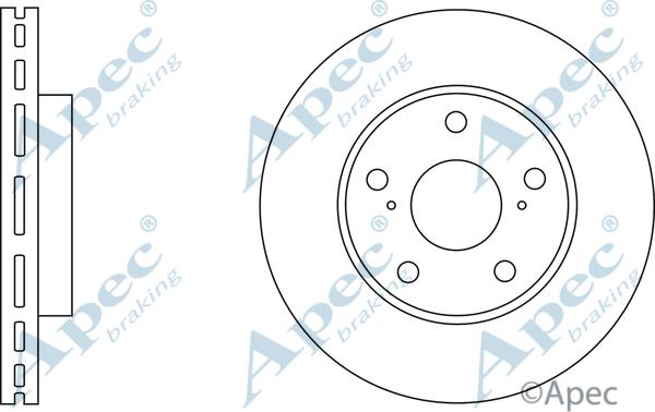 APEC DSK2745 - Disque de frein cwaw.fr