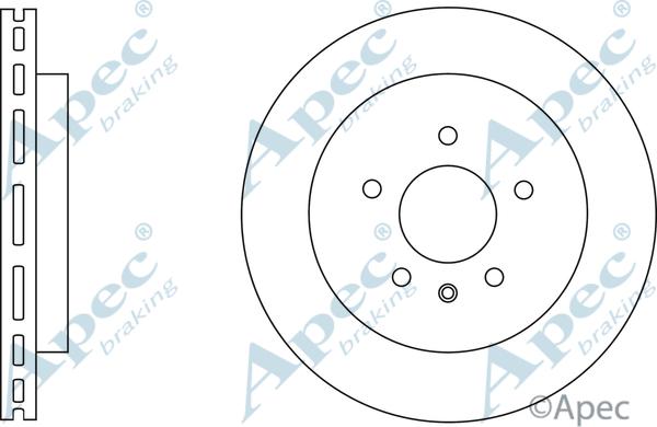 APEC DSK2748 - Disque de frein cwaw.fr