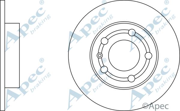 APEC DSK274 - Disque de frein cwaw.fr