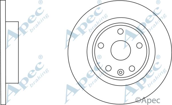 APEC DSK2755 - Disque de frein cwaw.fr