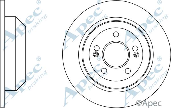 APEC DSK2764 - Disque de frein cwaw.fr