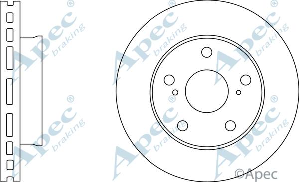 APEC DSK2768 - Disque de frein cwaw.fr