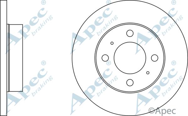 APEC DSK276 - Disque de frein cwaw.fr