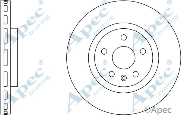 APEC DSK2701 - Disque de frein cwaw.fr