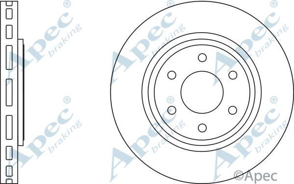 APEC DSK2707 - Disque de frein cwaw.fr