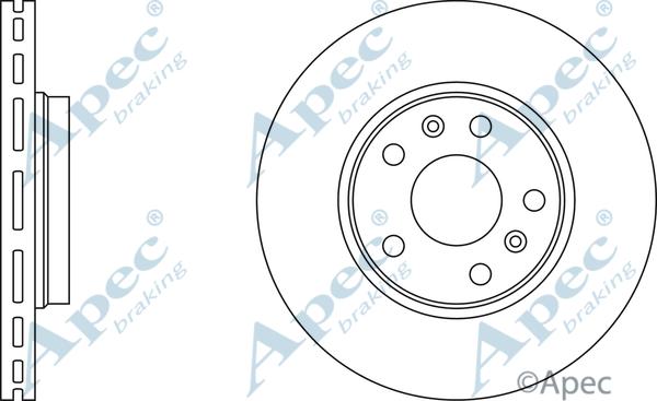 APEC DSK2713 - Disque de frein cwaw.fr