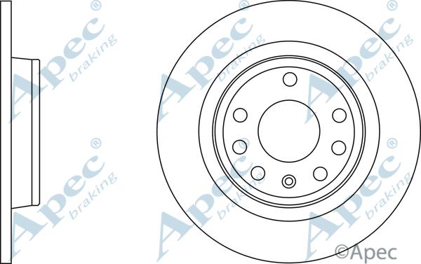 APEC DSK2717 - Disque de frein cwaw.fr