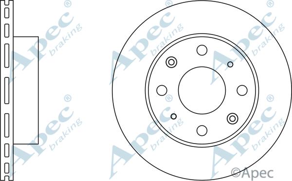 APEC DSK271 - Disque de frein cwaw.fr