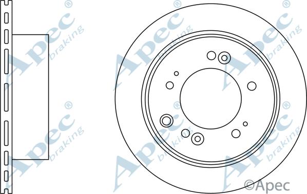 APEC DSK2784 - Disque de frein cwaw.fr