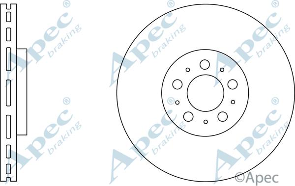 APEC DSK2736 - Disque de frein cwaw.fr