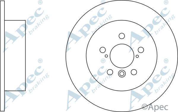 APEC DSK2731 - Disque de frein cwaw.fr