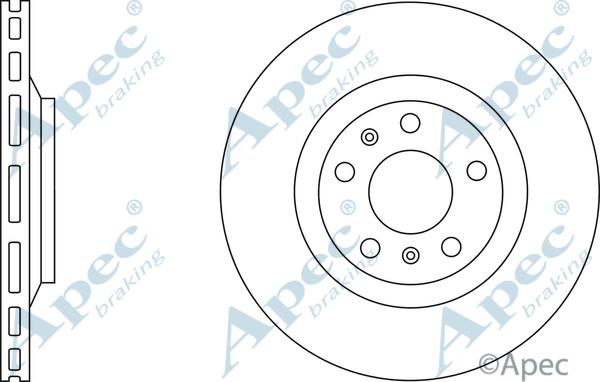 APEC DSK2733 - Disque de frein cwaw.fr