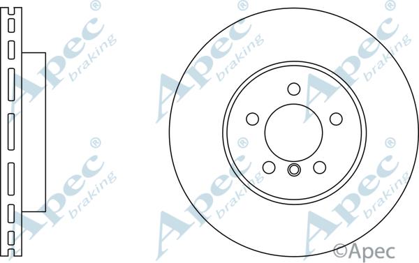 APEC DSK2724 - Disque de frein cwaw.fr