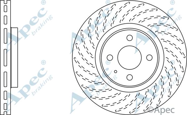 APEC DSK2726 - Disque de frein cwaw.fr