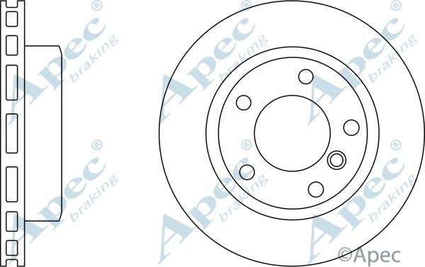 APEC DSK2720 - Disque de frein cwaw.fr