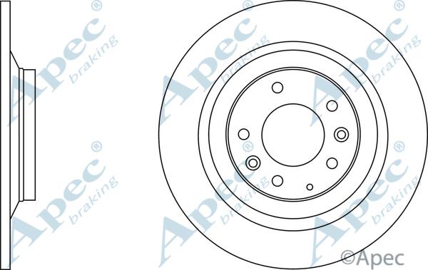 APEC DSK2723 - Disque de frein cwaw.fr