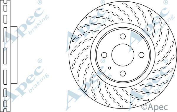 APEC DSK2727 - Disque de frein cwaw.fr