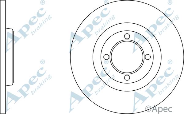 APEC DSK272 - Disque de frein cwaw.fr