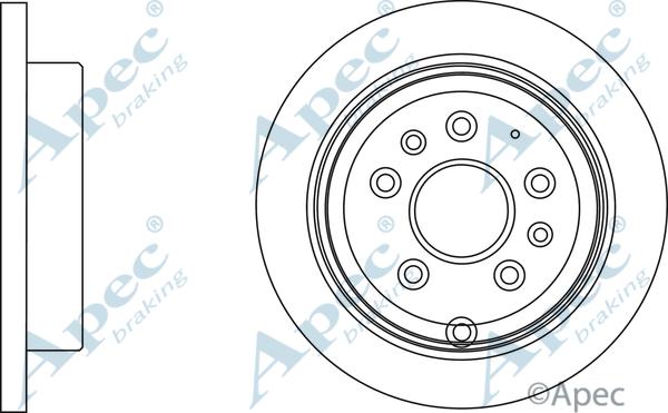 APEC DSK2770 - Disque de frein cwaw.fr