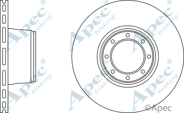 APEC DSK791 - Disque de frein cwaw.fr