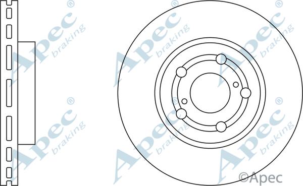 APEC DSK793 - Disque de frein cwaw.fr