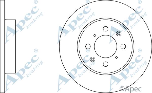 APEC DSK741 - Disque de frein cwaw.fr