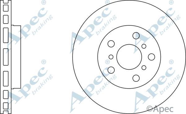 APEC DSK748 - Disque de frein cwaw.fr