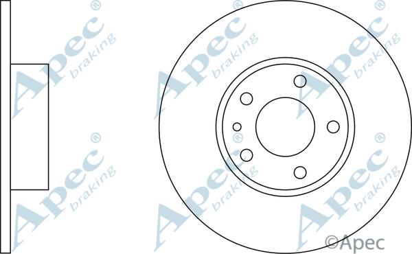 APEC DSK743 - Disque de frein cwaw.fr