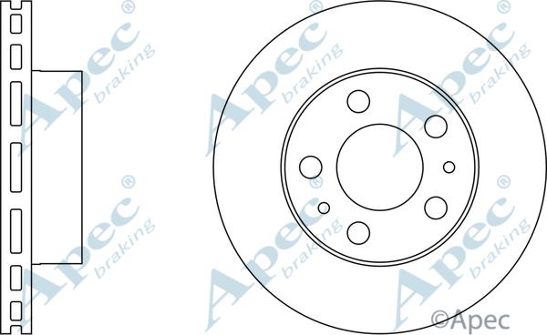 APEC DSK759 - Disque de frein cwaw.fr