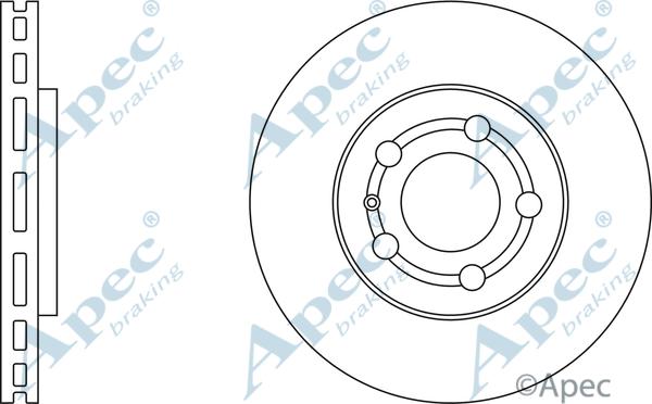 APEC DSK750 - Disque de frein cwaw.fr