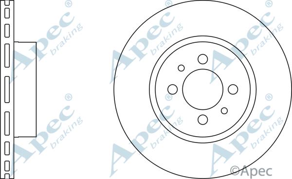 APEC DSK751 - Disque de frein cwaw.fr