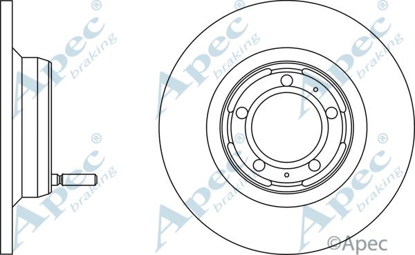 APEC DSK758 - Disque de frein cwaw.fr