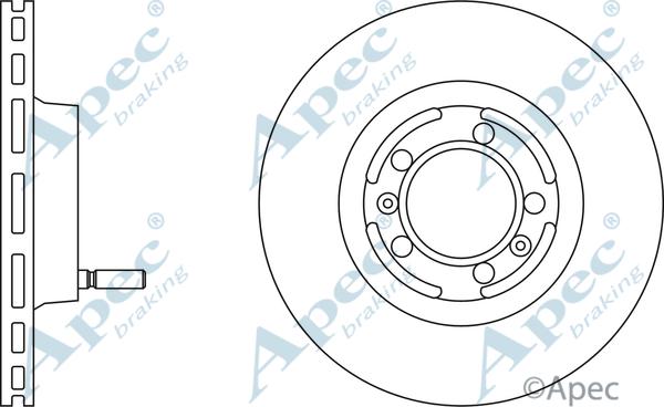 APEC DSK764 - Disque de frein cwaw.fr