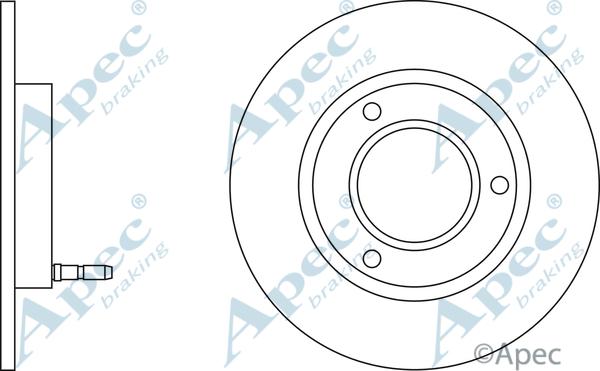 APEC DSK760 - Disque de frein cwaw.fr