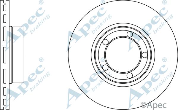 APEC DSK767 - Disque de frein cwaw.fr