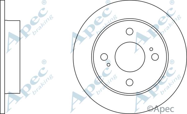 APEC DSK701 - Disque de frein cwaw.fr