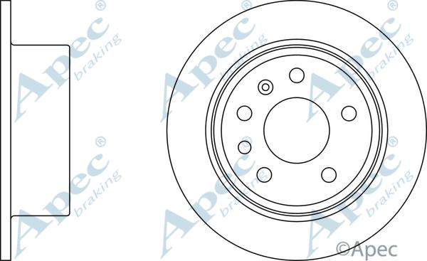 APEC DSK703 - Disque de frein cwaw.fr